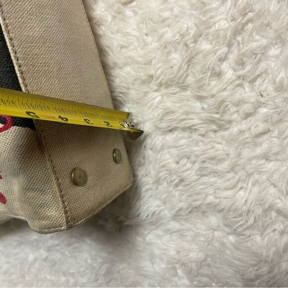 JASON WU Black Cat Canvas Cream TOTE BAG. - Picture 10 of 15